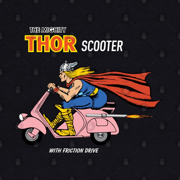 Thor Scooter by Chewbaccadoll